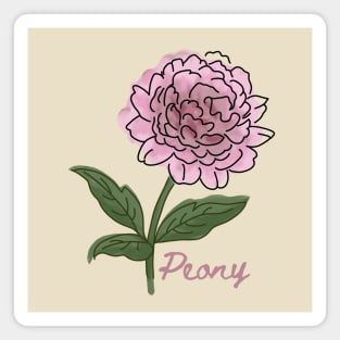 Peony Magnet